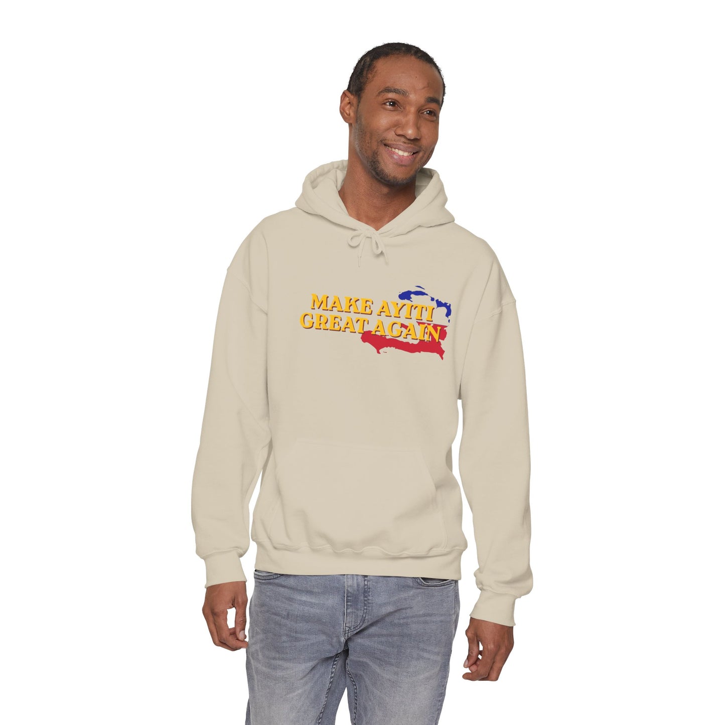 Hoodie - Make Ayiti Great Again / Neg Lakay Haitian Pride Pullover
