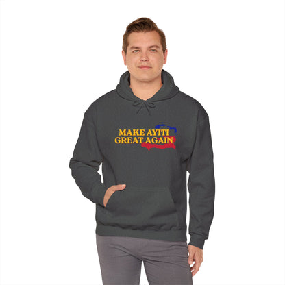Hoodie - Make Ayiti Great Again / Neg Lakay Haitian Pride Pullover
