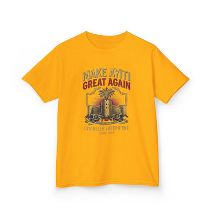 Make Ayiti Great Again kids T-Shirt | Citadelle Laferrière illustration