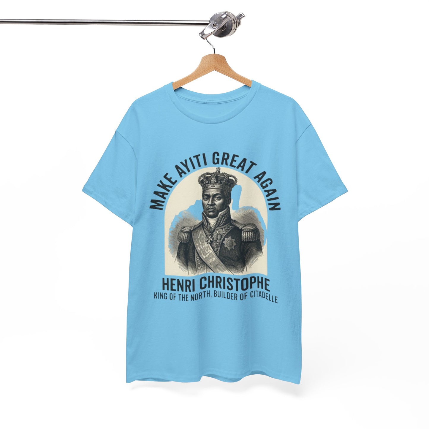 Henri Christophe portrait Make Ayiti Great Again T-Shirt | Haitian history tee