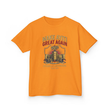 Make Ayiti Great Again kids T-Shirt | Citadelle Laferrière illustration
