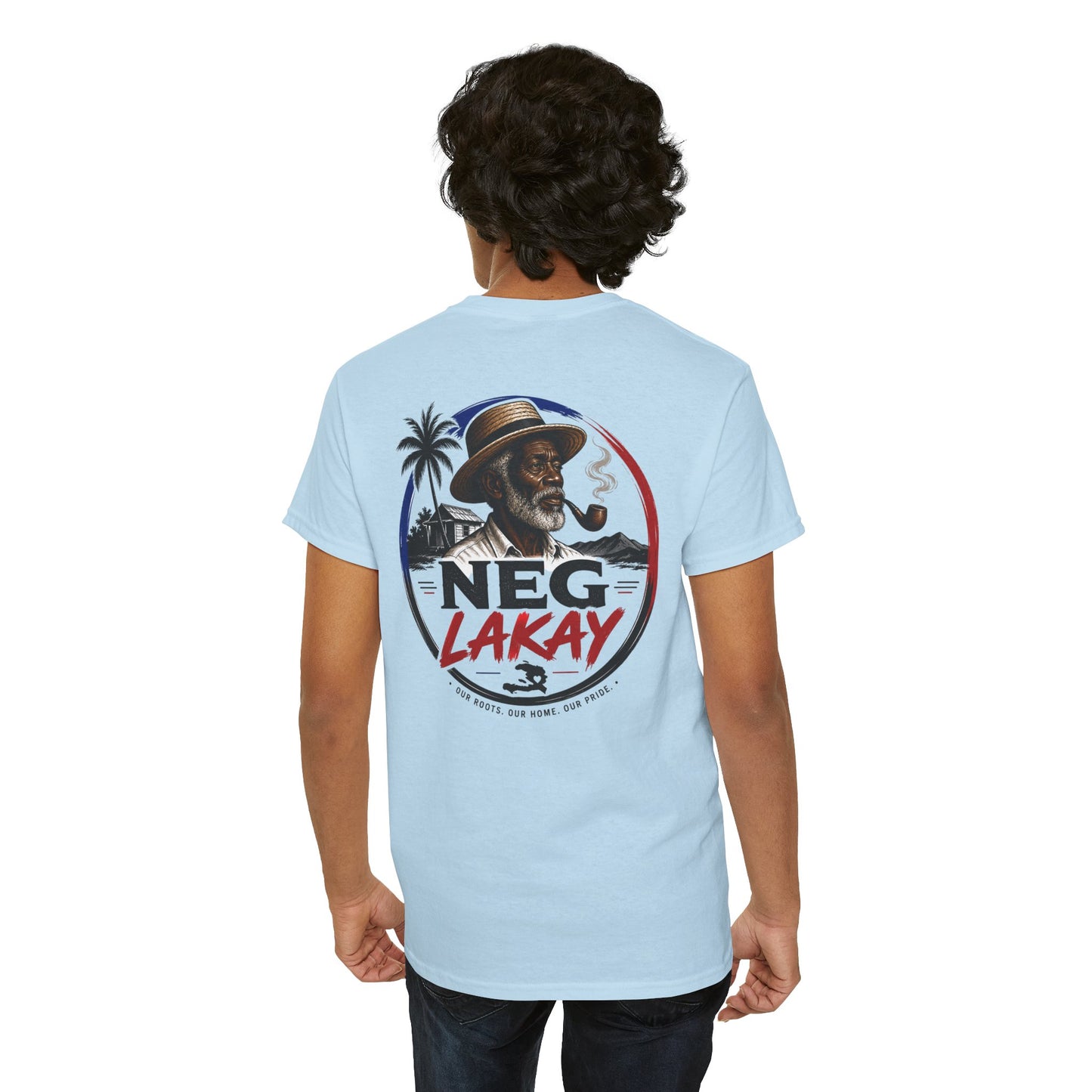 1804 Haitian Coat of Arms Tee | Neg Lakay Portrait Tee, Haitian Heritage Shirt