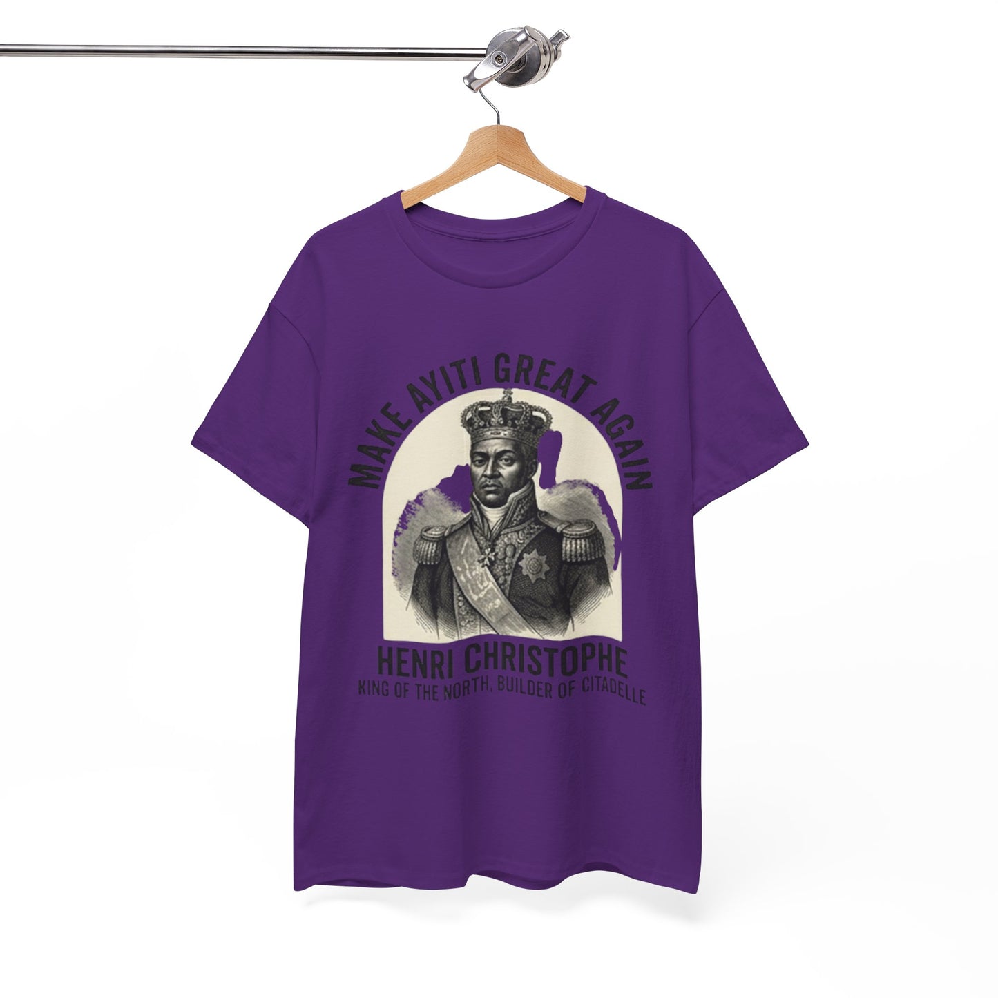 Henri Christophe portrait Make Ayiti Great Again T-Shirt | Haitian history tee