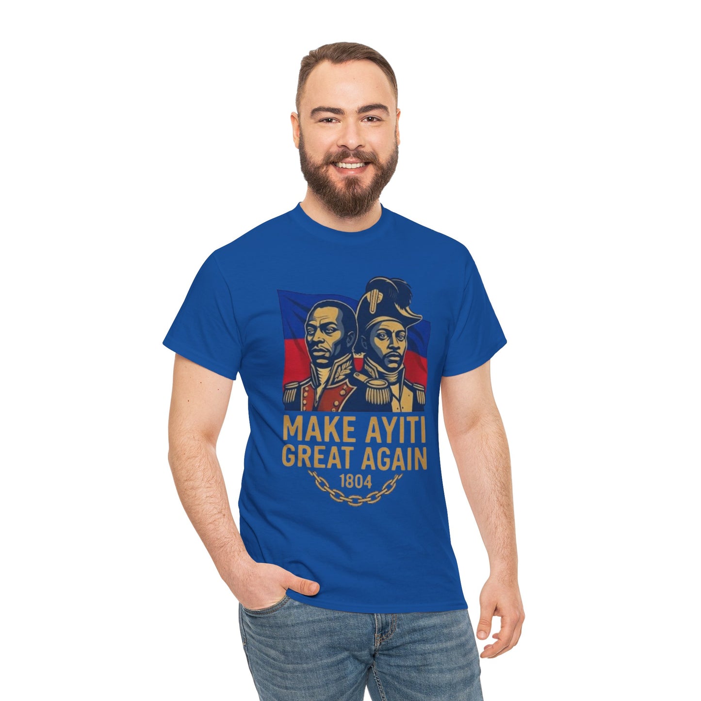 Make Ayiti Great Again T-Shirt | Haitian Revolution 1804 Flag Tee