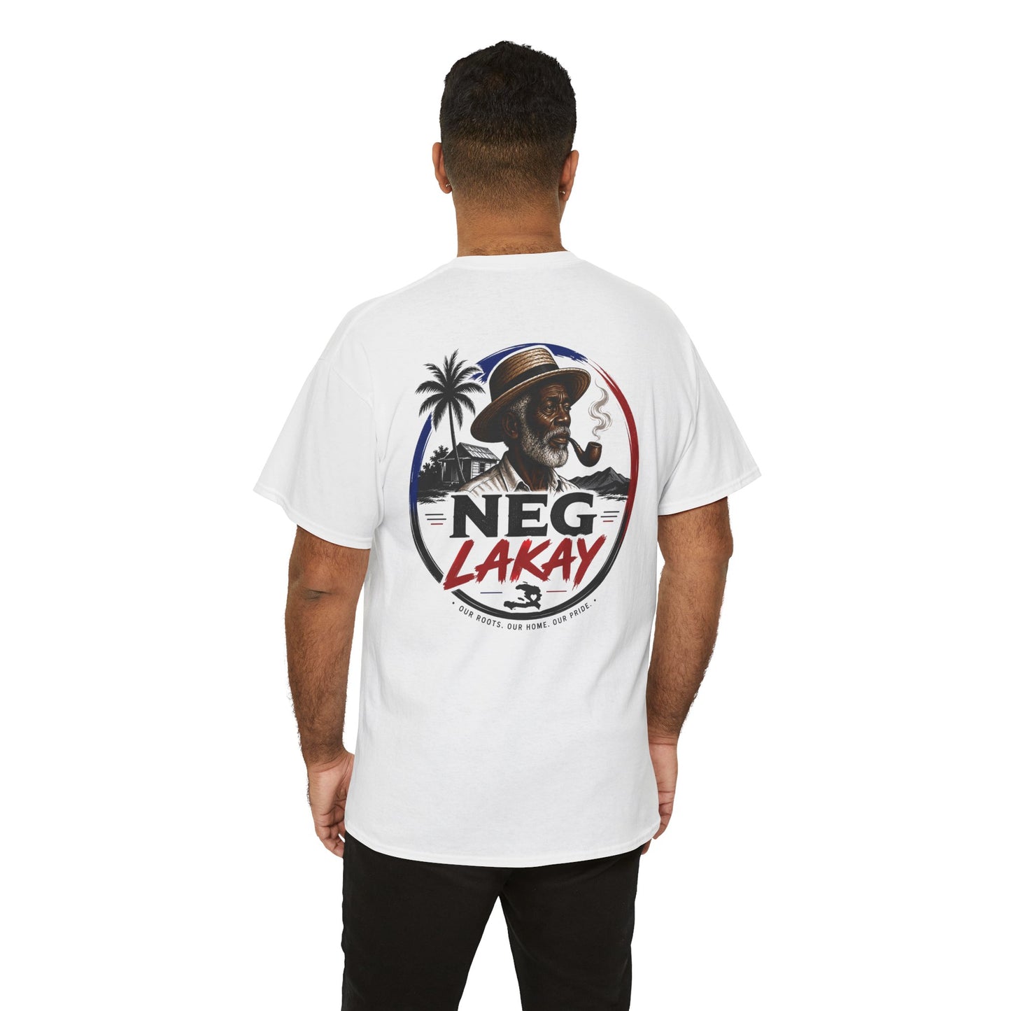1804 Haitian Coat of Arms Tee | Neg Lakay Portrait Tee, Haitian Heritage Shirt