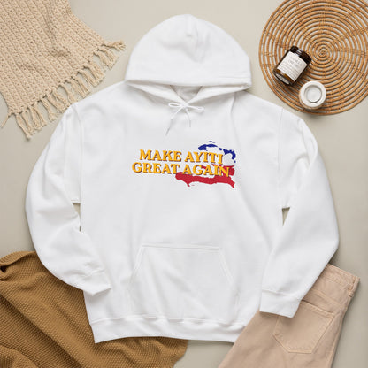 Hoodie - Make Ayiti Great Again / Neg Lakay Haitian Pride Pullover