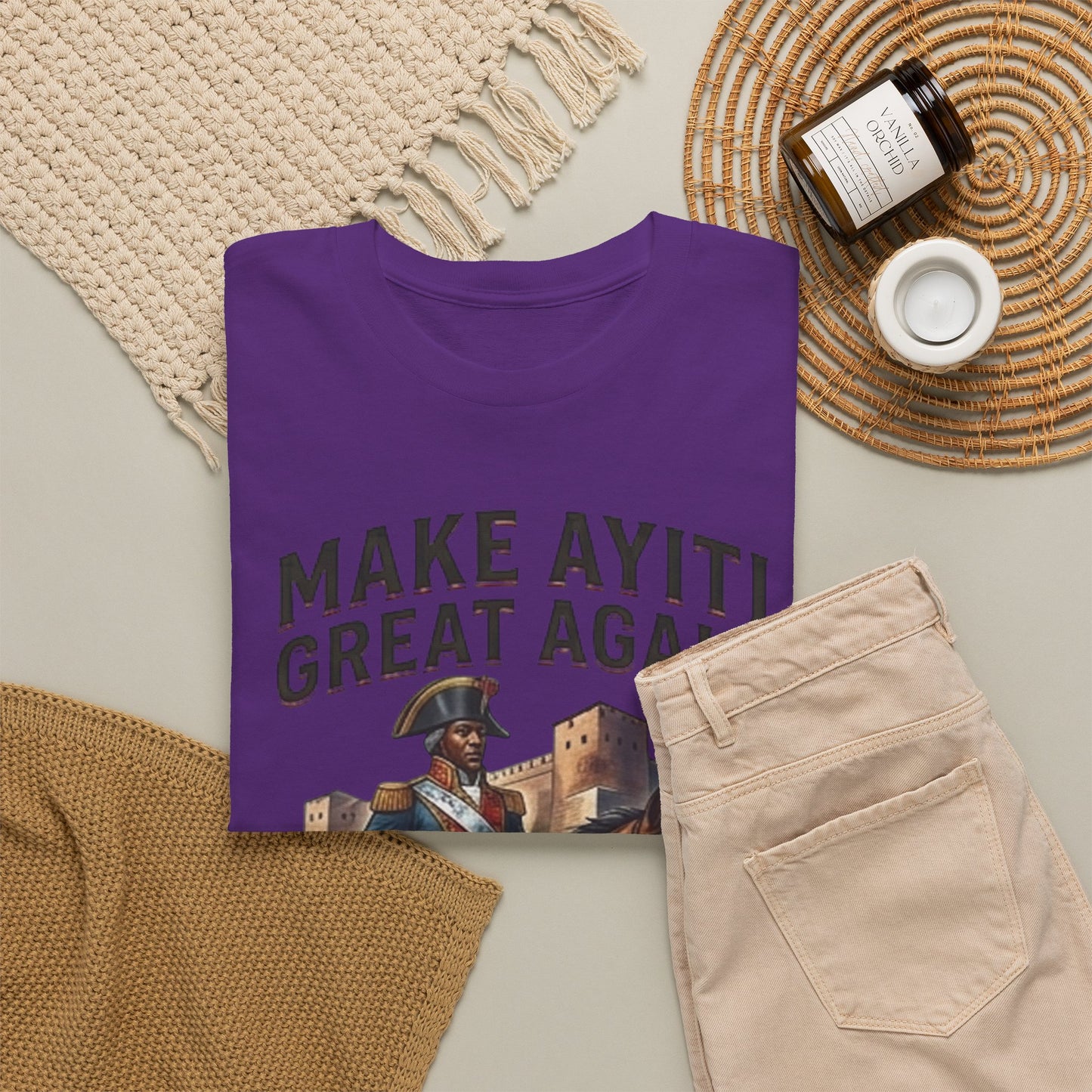 Make Ayiti Great Again T-Shirt | Toussaint Louverture Horse Illustration