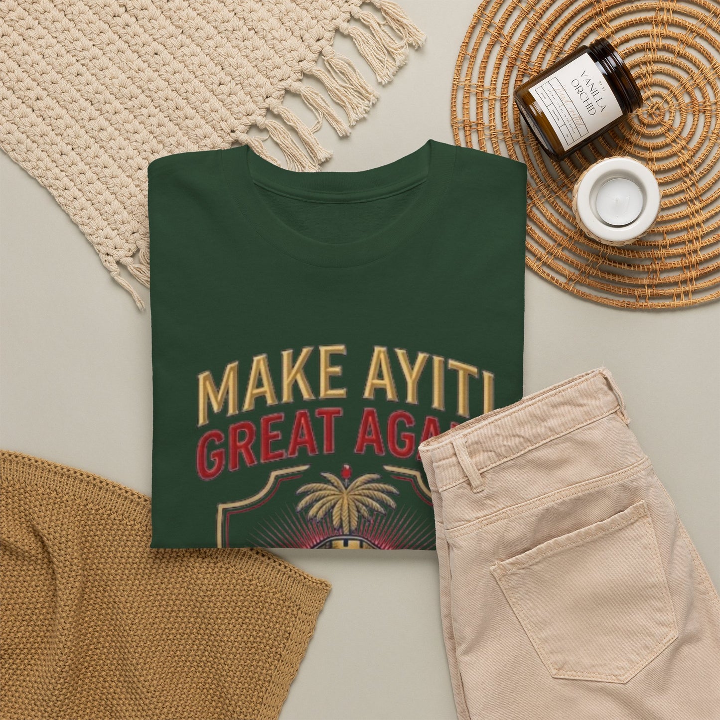 Make Ayiti Great Again T-Shirt | Citadelle Laferrière Haiti design
