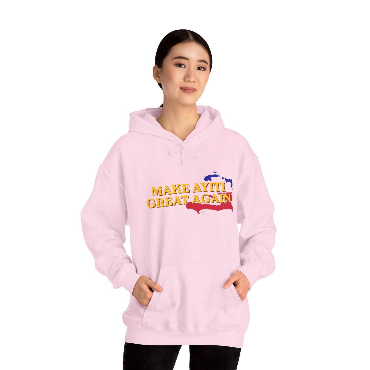 Hoodie - Make Ayiti Great Again / Neg Lakay Haitian Pride Pullover