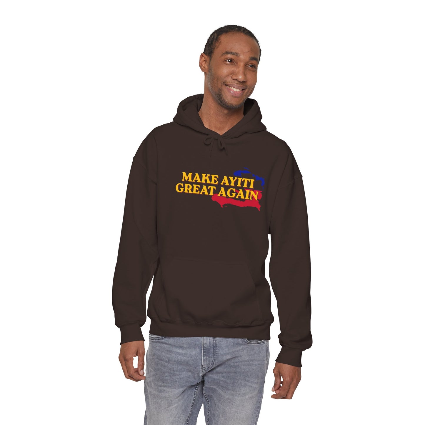 Hoodie - Make Ayiti Great Again / Neg Lakay Haitian Pride Pullover