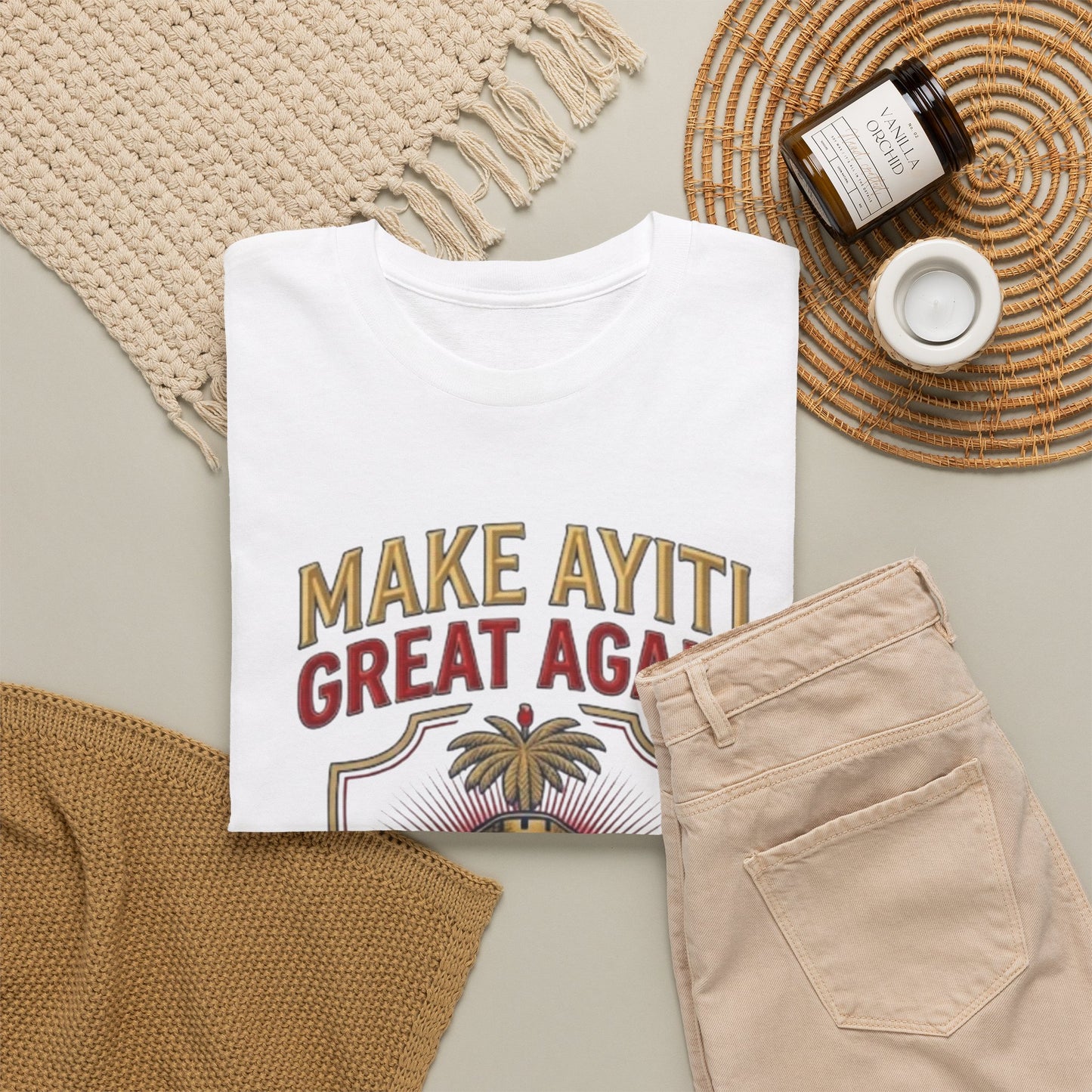 Make Ayiti Great Again T-Shirt | Citadelle Laferrière Haiti design