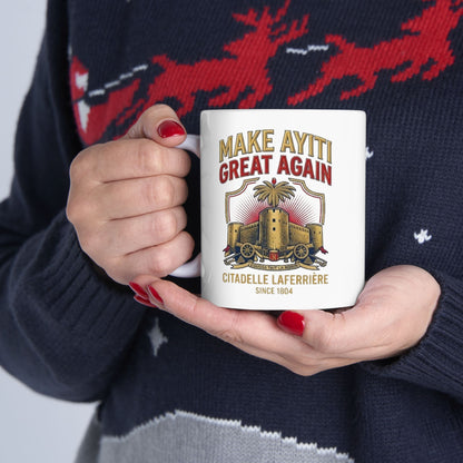 Mammoth Grizzlin' Vintage Illustration Mug | Coffee Tea Cup