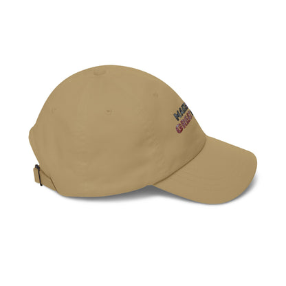 Make Ayiti Great Again Dad Cap | Haitian Flag Text Embroidered Hat