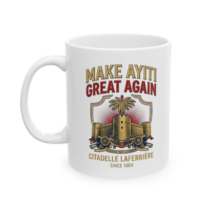 Mammoth Grizzlin' Vintage Illustration Mug | Coffee Tea Cup