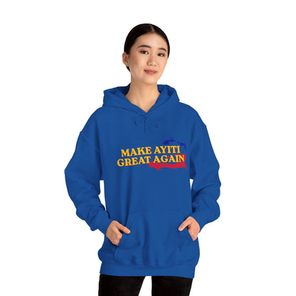 Hoodie - Make Ayiti Great Again / Neg Lakay Haitian Pride Pullover