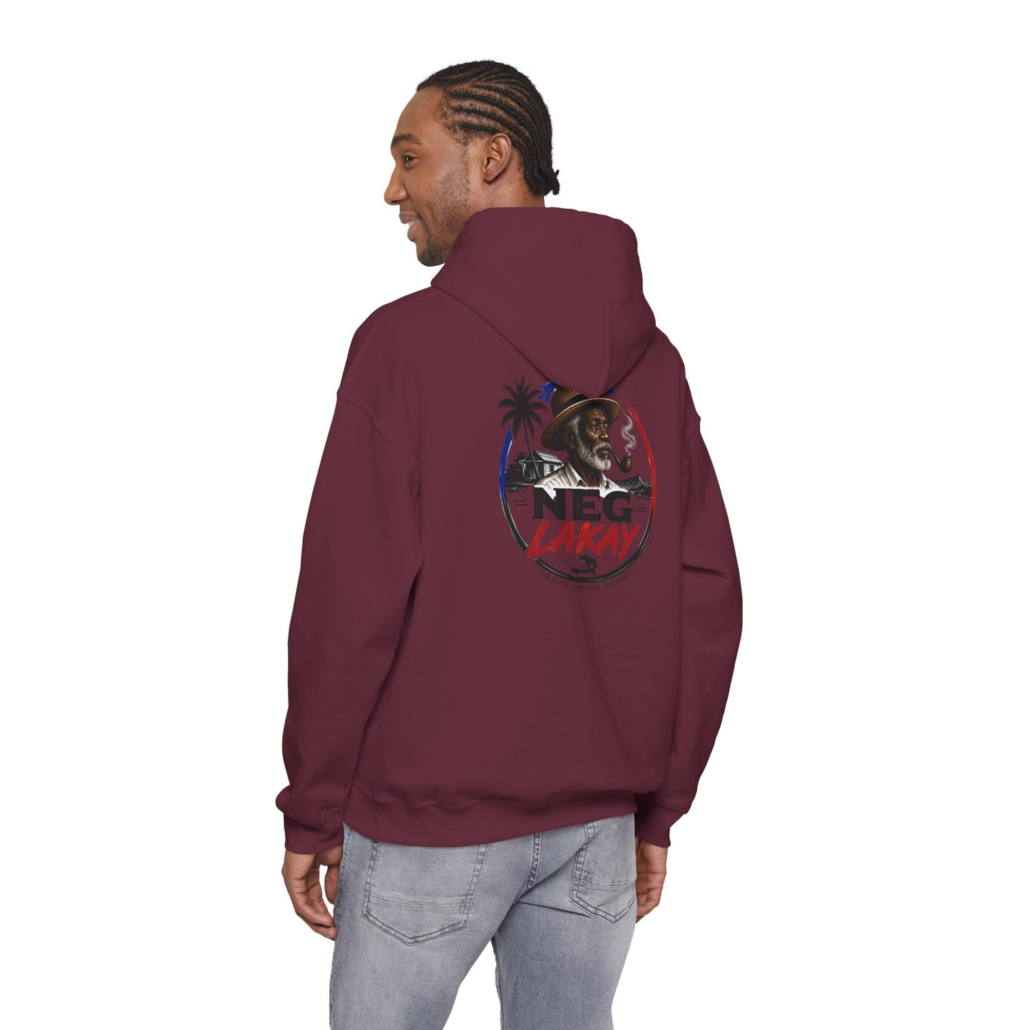 Hoodie - Make Ayiti Great Again / Neg Lakay Haitian Pride Pullover