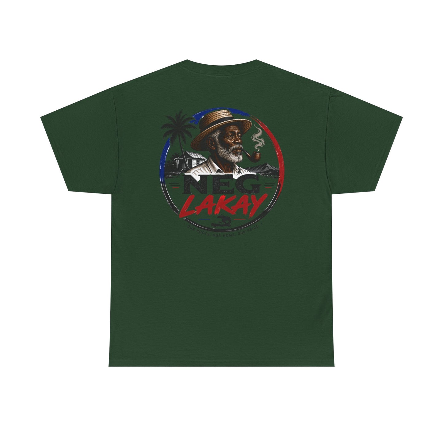 1804 Haitian Coat of Arms Tee | Neg Lakay Portrait Tee, Haitian Heritage Shirt
