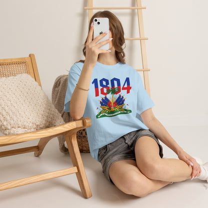1804 Haitian Coat of Arms Tee | Neg Lakay Portrait Tee, Haitian Heritage Shirt