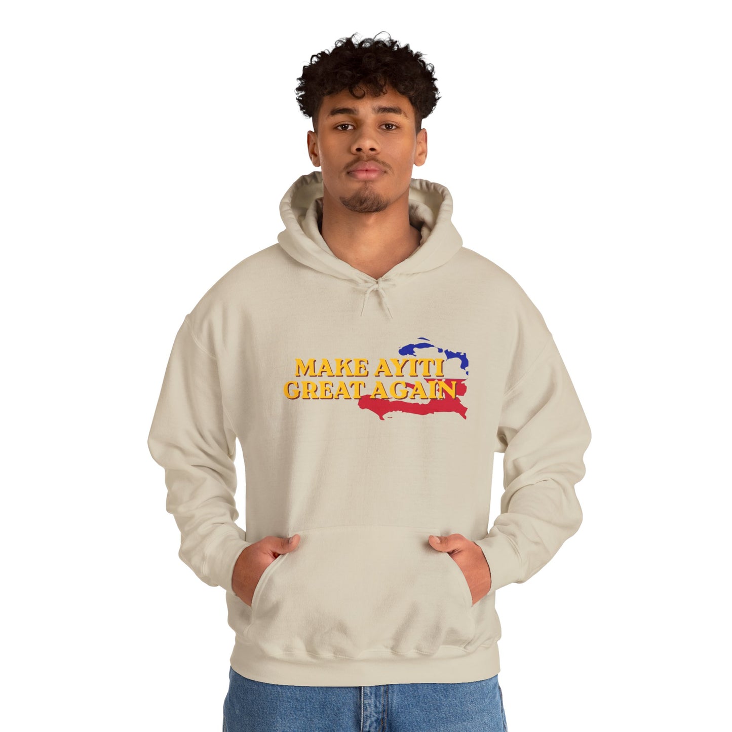 Hoodie - Make Ayiti Great Again / Neg Lakay Haitian Pride Pullover