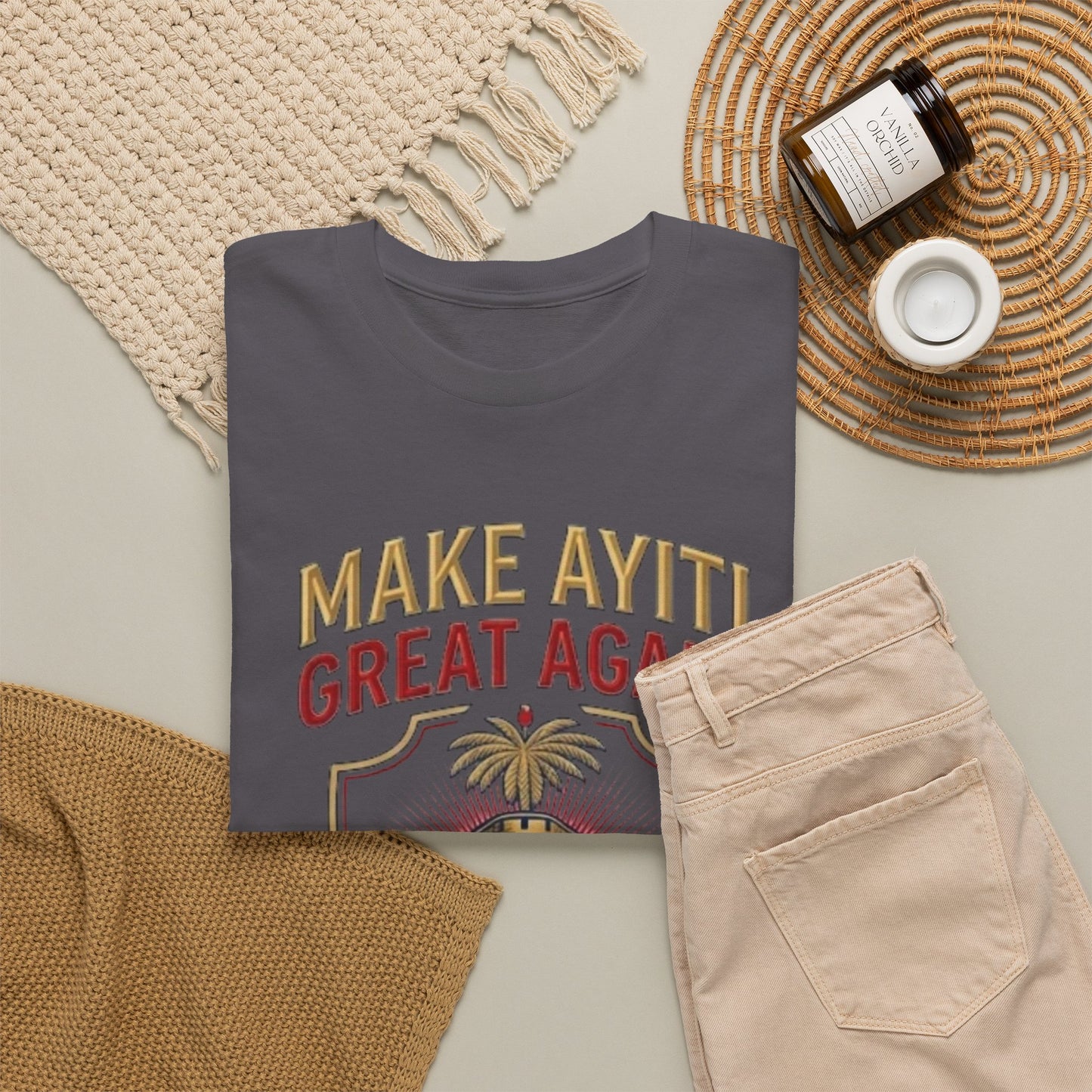 Make Ayiti Great Again T-Shirt | Citadelle Laferrière Haiti design