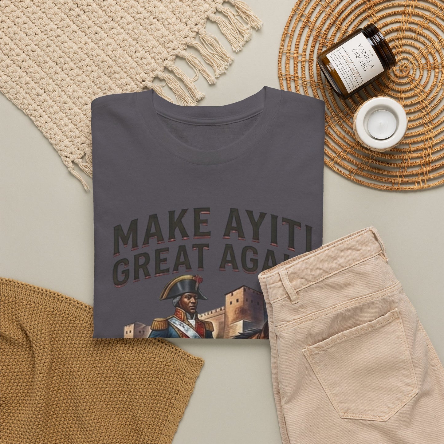 Make Ayiti Great Again T-Shirt | Toussaint Louverture Horse Illustration
