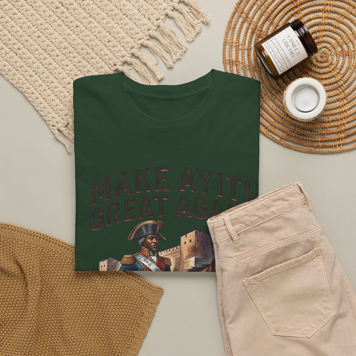 Make Ayiti Great Again T-Shirt | Toussaint Louverture Horse Illustration