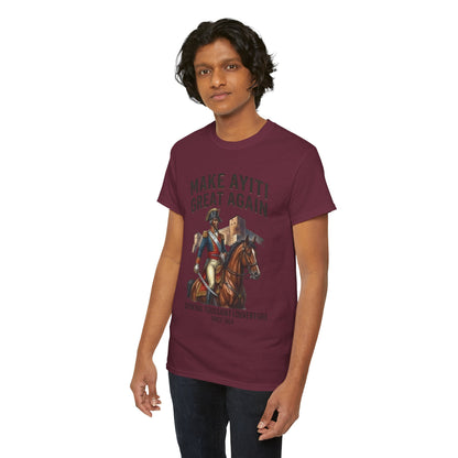 Make Ayiti Great Again T-Shirt | Toussaint Louverture Horse Illustration