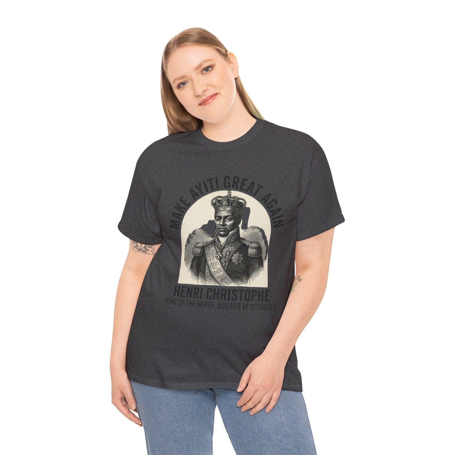 Henri Christophe portrait Make Ayiti Great Again T-Shirt | Haitian history tee