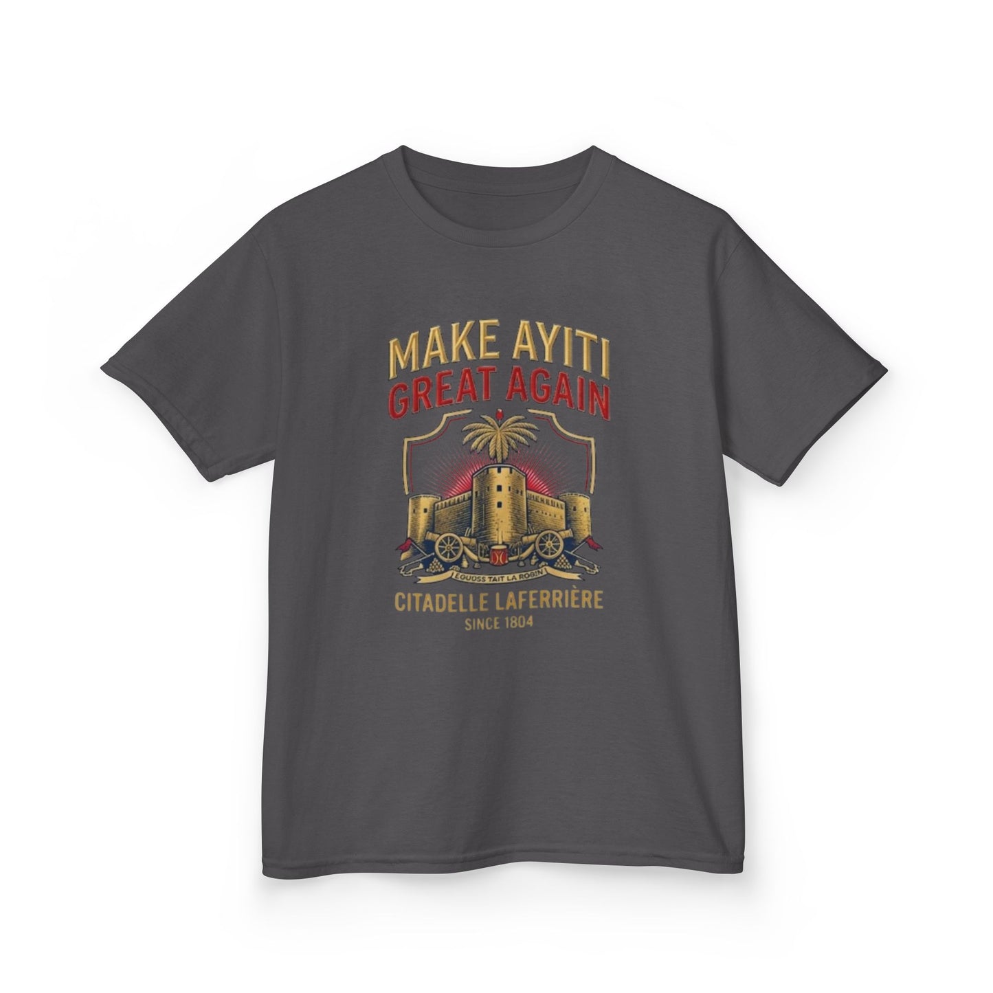Make Ayiti Great Again kids T-Shirt | Citadelle Laferrière illustration