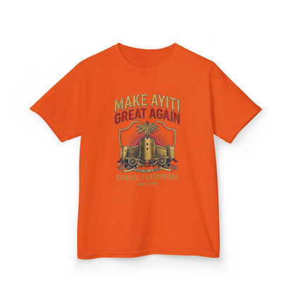 Make Ayiti Great Again kids T-Shirt | Citadelle Laferrière illustration
