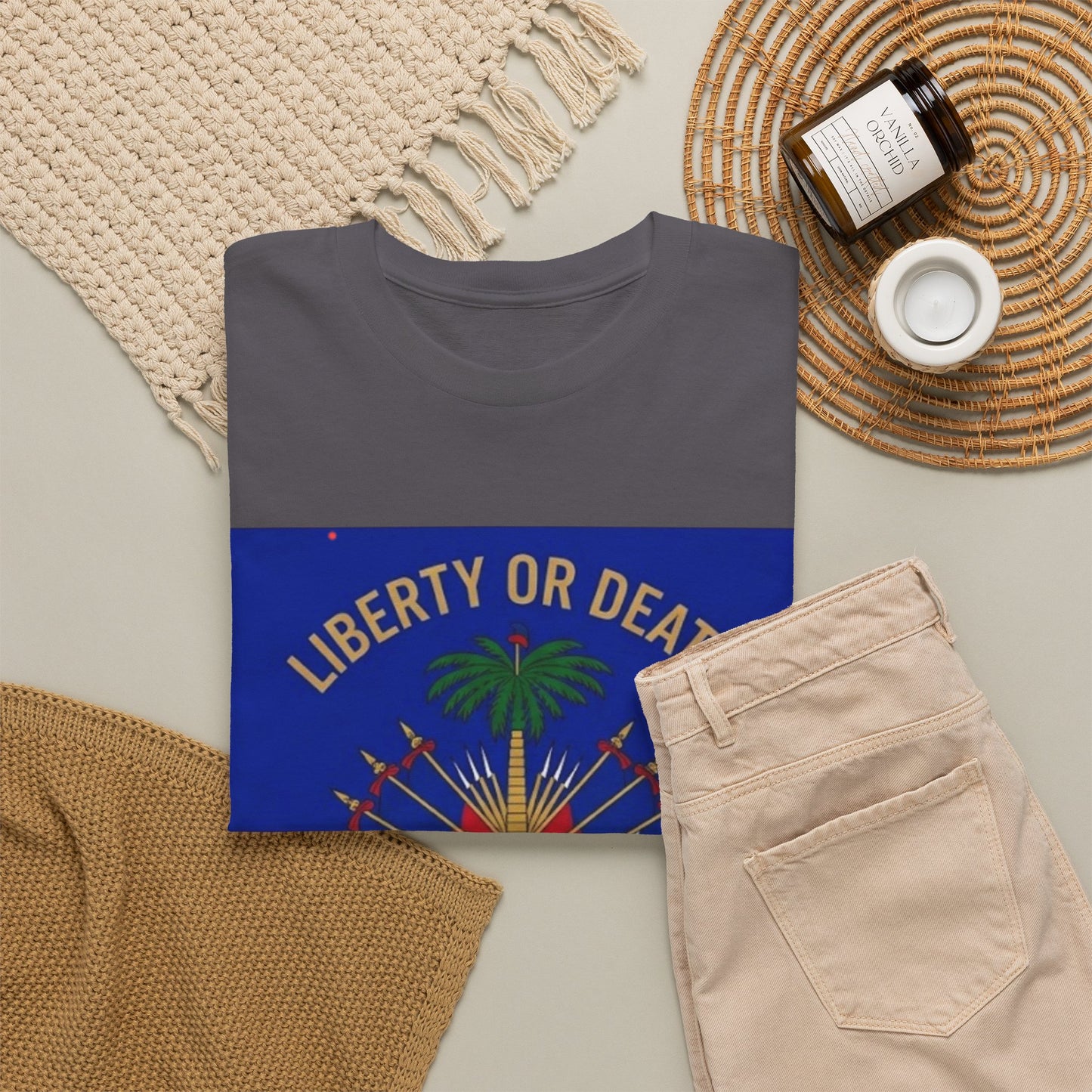 Make Ayiti Great Again T-Shirt | Haitian Flag Coat of Arms, Liberty or Death