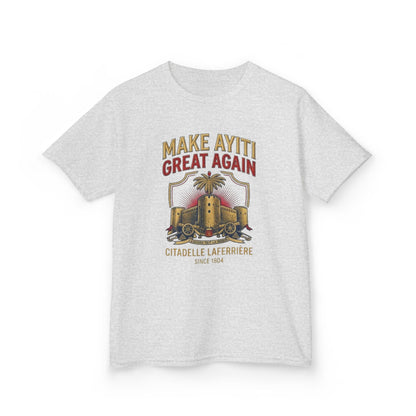 Make Ayiti Great Again kids T-Shirt | Citadelle Laferrière illustration