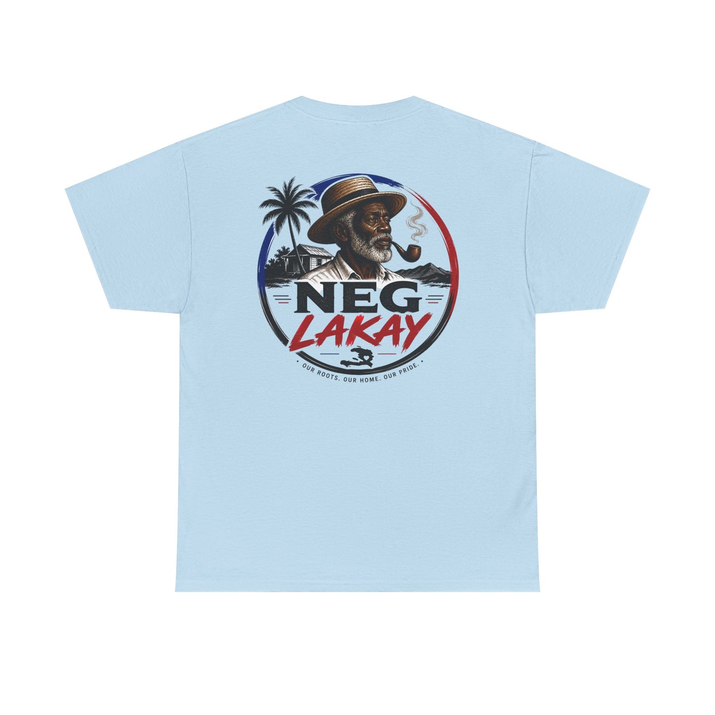 1804 Haitian Coat of Arms Tee | Neg Lakay Portrait Tee, Haitian Heritage Shirt
