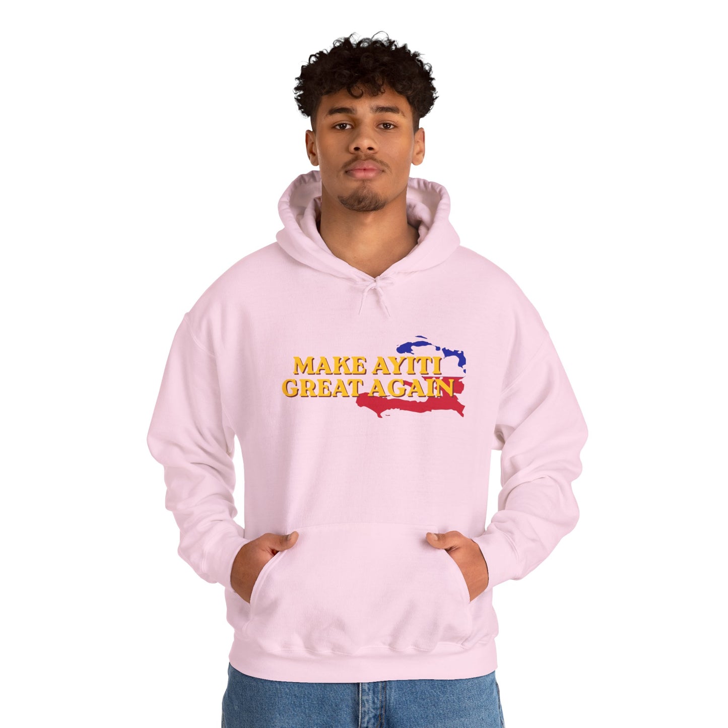 Hoodie - Make Ayiti Great Again / Neg Lakay Haitian Pride Pullover